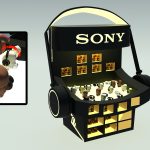 Grafika 3d stand Sony