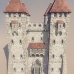 castle medieval 3d model